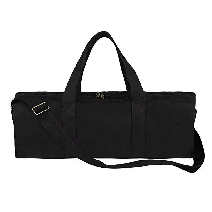 Large Canvas Yoga Mat Tote Bag with Shoulder