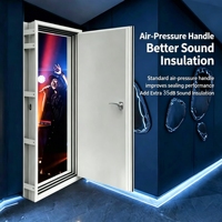 Porte Acoustique à Double Battant Y-H Acoustics (Porte Mère-Fils) – Porte de Sécurité Acoustique pour Usage Industriel et Commercial