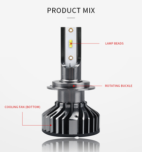 Đèn Pha Led Xe Hơi Công Suất Cao HAIZG 72W 8000lm F2 Đèn Pha Led Đèn Pha Xe Hơi H4 H7 9005 <span class=keywords><strong>H11</strong></span> H10 H8 H13 Bóng Đèn Led Tự Động - Product Image 6