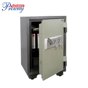 Fire Proof Coffre Fort Double Key Lock 1 Hour Fire-proof Safe Document Heavy Duty Large Security Fireproof Safety Boxes