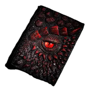 Retro tridimensionale goffratura occhio di drago diario fatto a mano quaderni da disegno decorazione di Halloween diario in rilievo regali