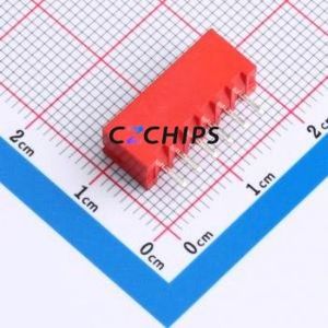 WAFER-XH2.54-6PZZ-R62 Wire-to-Board Pin Header Through hole Component (THT),P=2.54mm Connector 1x6P 2.5mm Through Hole XH - Product Image 2