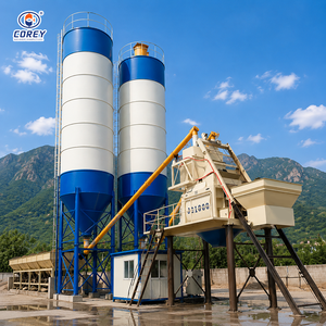 Large Capacity Intelligent Automatic HZS50 Concrete Plant <b>Sand</b> Gravel Dosing Machine For Precast <b>Block</b> Production - Product Image 4
