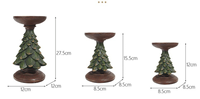 Lampe à Huile Vintage Européenne Salon Décoration de Bureau Style Ins Arbre de Noël Chandelier Stand Artisanat en Résine Artisanale