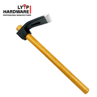 Adze marteau outil manche en bois 450 550 robuste de haute qualité usine cheveux raides 45 # acier au carbone machiniste marteau adze h