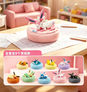 Genetic Fox E Evolution 2025 FC Anime Battle Figures Dream Nest Series Sleeping Creature 9PCS Blind Box Case Set - Product Image 4