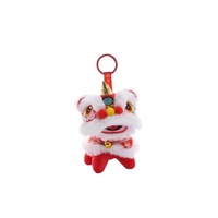 Peluche Lion de la Danse du Nouvel An Chinois, Porte-Bonheur pour Sac et Voiture, Vente Chaude