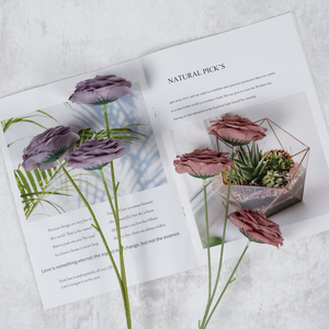 Fleurs artificielles en soie texturées, roses à trois têtes, pour la décoration de la maison, les mariages, les allées, le salon et l'entrée. - Product Image 4