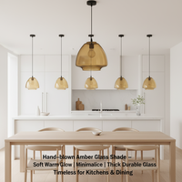 Abat-jour en verre soufflé à la main, décoratif, moderne et minimaliste, avec plusieurs options de couleurs, couvercle de remplacement pour l'éclairage intérieur de la maison