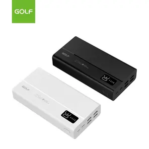 GOLF Large Capacity Power Bank External Lithium Battery Banks PD 20W Fast Charging High Capacity Power Bank 30000mah With 4 USB