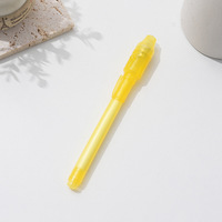 Stylo à encre invisible en gros Stylo espion avec lumière UV Stylos à message secret Marqueur invisible pour la peau soluble dans l'eau pour l'école et le bureau