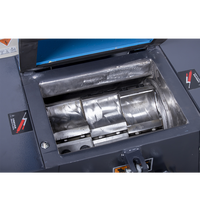 Modèle 10HP broyeur de tuyaux de déchets en plastique petit broyeur industriel en plastique déchiqueteuse déchiqueteuse avec les ventes d'usine