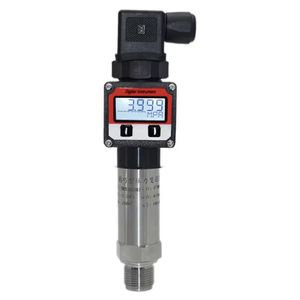 工場直送 コンパクト拡散型シリコン圧力トランスミッター 圧力センサー 防水コネクタ LCD/LED - Product Image 1