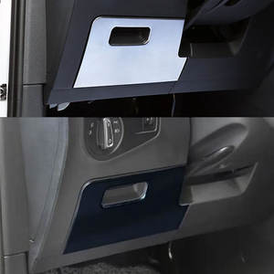 Pièces intérieures automobiles en acier inoxydable OEM pour 2017 Volkswagen <span class=keywords><strong>Tiguan</strong></span> L Cab Storage Cover Paillettes décoratives - Product Image 2