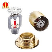 Cache-rosette rond en acier inoxydable pour barre de protection d'incendie 1/2" ou 3/4" finition chrome/blanc/laiton certifié CCC