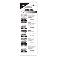 GMCELL - Batería de Botón de Litio Cr2016 de 90 mAh y 3 V para Alarma de Vehículo, Precio de Fábrica, Suministro OEM, Pairdeer