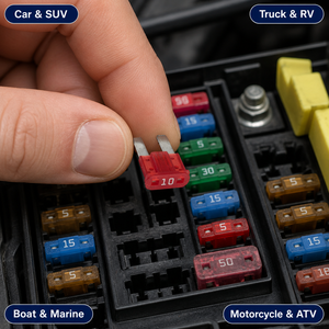 Mini Fusible Compacto <span class=keywords><strong>de</strong></span> Cuchilla DC32V 3A 4A 5A 10A 15A 20A 25A 30A Plateado ISO 8820 para Coche, Camión, SUV - Venta al por Mayor - Product Image 4