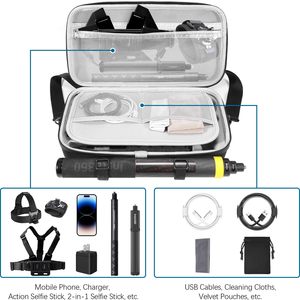 Estuche de transporte multicompartimento de Venta caliente accesorios de cámara portátil a prueba de golpes para Insta 360 X5 - Product Image 3