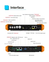 H12-MOVTADHSEF 8 pouces CCTV IPC Testeur IP/Analogique/CVI/TVI / AHD/ HDMI / VGA / SFP /PoE Tout-en-un 8K H.265 IP Camera Tester