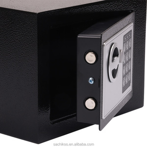 Hộp két sắt điện tử nhỏ, chất lượng cao, chống cháy, có khóa chìa, khóa số, dùng cho khách sạn, nhà ở và văn phòng - Product Image 3