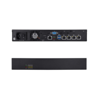 Versátil J6412 Mini PC OS Win 10 Pfsense Firewall VPN Router con 5G 4G Dual SIM 4 puertos LAN PSU integrada