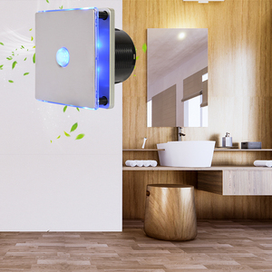 New Style LED Bathroom Vent Fan with Humidity Sensor Electric Exhaust Fans with Over-run <b>Timer</b> OEM & ODM Supported - Product Image 3