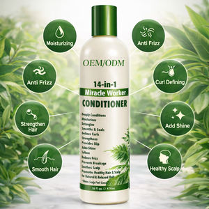 Set de Champú y Acondicionador con Acondicionador sin Enjuague para Cabello Rizado, Afro, Hidratante, Reparador y Anti-Frizz - Product Image 2