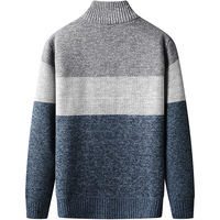 Veste en tricot pour homme Veste pull chaude d'hiver décontractée pour homme Tenue quotidienne en plein air