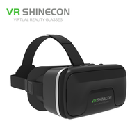 VR SHINECON Amovible Radiative VR Nouvelle mise à niveau Convient 4.7-6.8 pouces Smartphone HD 3D Films VR Lunettes