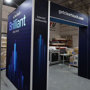 Stand <strong>Exhibition</strong> Banner Display 10X10 Tradeshow Modular Sealed Panel Wall Environment Friend Exhibit 10X20 Trade Show Booth