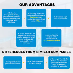 مستشعرات حرارة UL2651-28 متوازية من الإيبوكسي والبولي فينيل كلوريد 10K/20K/50K/100K/200K B3435 بطول 200 مم ودقة 1٪ للتركيب DIP تناظري - Product Image 5