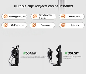 Kewig Nuevo Soporte Creativo Ajustable y Duradero para Botellas de Agua en Bicicletas, Motocicletas y Patinetes Eléctricos - Product Image 3