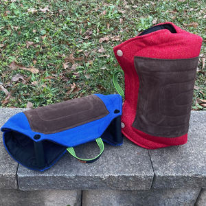 Индивидуальные большие принадлежности для дрессировки собак с <span class=keywords><strong>2</strong></span> ручками и 1 петлей толще льняной джутовый материал для мелких животных - Product Image 1