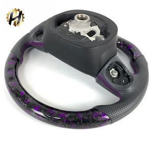 Volante Deportivo HZ Dodge Personalizado con Bordado LED RPM, Fibra de Carbono y Cuero, 4 Palancas, para Charger Challenger Hellcat SRT RT - Product Image 5