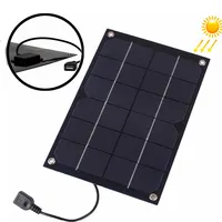 Mini USB Solar Panel Charger, 5V, 3 W, 5 W, 6 W, 7 W, 10 W