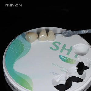 MIIYEN SHT multistrato AG sistema composito impiallacciatura denti fresatrice macchinari blocco Zirconia materiali dentali 10-30mm - Product Image 4