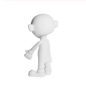 Mainan figur aksi vinil putih kosong PVC <span class=keywords><strong>DIY</strong></span> mainan Model kartun OEM untuk anak laki-laki untuk kreativitas <span class=keywords><strong>DIY</strong></span>!