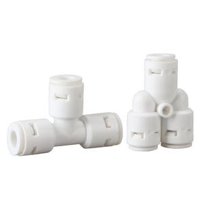 Conectores de filtro de agua, conector de tres vías, conexión rápida, junta de tubería de plástico para purificador de agua, accesorio para grifo - Product Image 3