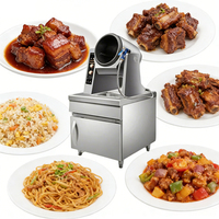 Wok Bermotor Daya Tinggi 5000W dengan Kumparan Tembaga Murni untuk Peralatan Memasak Katering Komersial dengan Kapasitas 3.5kg/jam