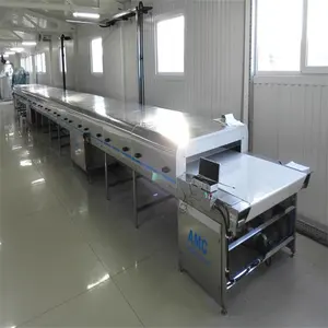 AMC Alto Desempenho Fábrica Preço Full-automatic Sandwich Biscuit Cooling Tunnel Machine