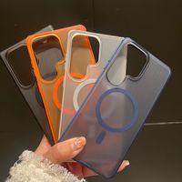 Funda Rígida Magnética Ultrafina de Lujo para iPhone 17 16 15 Pro Max, para Samsung S26U, para Mate80promax, para Xiaomi 17promax
