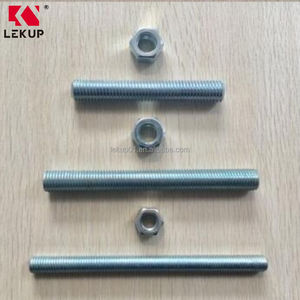 Barre filetée intégrale DIN975 galvanisée, haute résistance grade 4.8, zinguée, vente en gros usine - Product Image 5