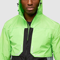 Veste coupe-vent légère imprimée pour le sport, imperméable, anti-transpiration, séchage rapide, extensible dans quatre directions, fermeture éclair intégrale