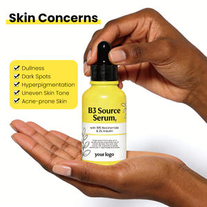 GUOCUI <span class=keywords><strong>BIO</strong></span> TECH - Suero Iluminador Vegano Orgánico con 10% de Niacinamida + 2% de Arbutina, Corrector de Hiperpigmentación, Vitamina C, B3, Suero de Origen Vegetal - Product Image 3