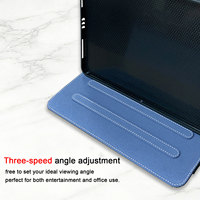 Support multi-angles en cuir premium pour tablettes, avec fonction béquille et protection durable pour iPad Air et tablettes Android