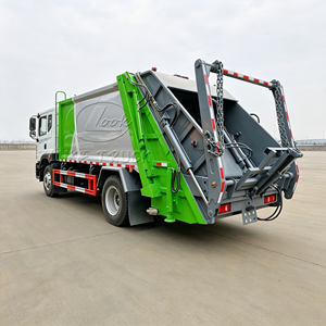 รถบรรทุกอัดขยะ Dongfeng 14 ลูกบาศก์เมตร ลดราคาพิเศษ ขับเคลื่อน 4x2 ตักขยะด้านหลัง มาตรฐานยูโร 5 ระบบไฮดรอลิก - Product Image 5
