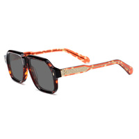 Lunettes de soleil carrées surdimensionnées classiques en acétate de haute qualité 2025, verres polarisés TAC UV400, logo personnalisé, Lentes De Sol