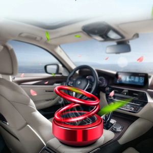 Purificateur d'air de voiture, diffuseur de <span class=keywords><strong>parfum</strong></span>, <span class=keywords><strong>parfum</strong></span> solide rotatif à double anneau solaire pour accessoires intérieurs de voiture, aromatique - Product Image 3
