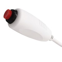 Câble d'appel infirmier universel avec bouton-poussoir et clip pour drap de lit, 3m
