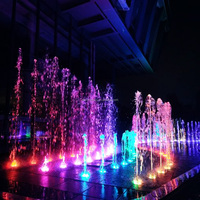 Fontaine musicale LED pour extérieur, spectacle aquatique pour la décoration de la rue piétonne, de la place de ville et du paysage